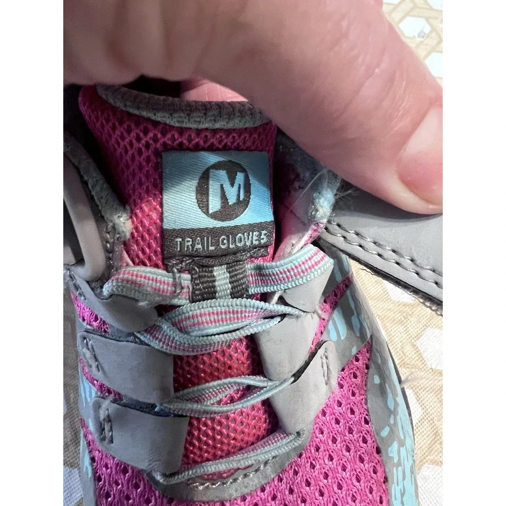 Merrell Kids Water Shoes in Pink and Teal with Gray Accents